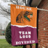 Rattlers vs Custom Team House Divided Flag, NCAA House Flag