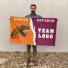 Rattlers vs Custom Team House Divided Flag, NCAA House Flag