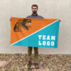 Rattlers vs Custom Team House Divided Flag, NCAA Split Flag