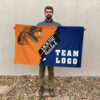 Rattlers vs Custom Team House Divided Flag, NCAA Team Flag