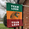Rattlers vs Custom Team House Divided Flag, NCAA Two Team Flag