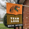 Rattlers vs Custom Team House Divided Flag, Personalized House Flag