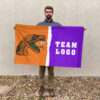 Rattlers vs Custom Team House Divided Flag, Personalized NCAA Flag