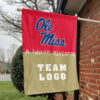 Rebels vs Custom Team House Divided Flag, Custom House Flag