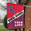 Rebels vs Custom Team House Divided Flag, Custom Rivalry Flag