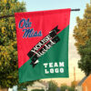 Rebels vs Custom Team House Divided Flag, NCAA Team Flag