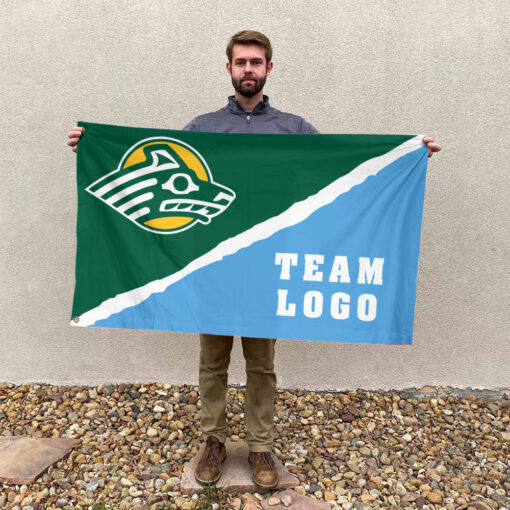 Seawolves vs Custom Team House Divided Flag, Custom College Flag