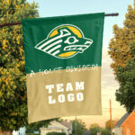 Seawolves vs Custom Team House Divided Flag, Custom House Flag