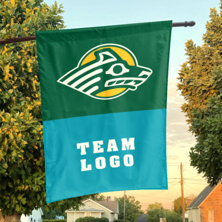 Seawolves vs Custom Team House Divided Flag, Custom NCAA Flag