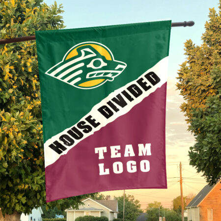 Seawolves vs Custom Team House Divided Flag, Custom Rivalry Flag