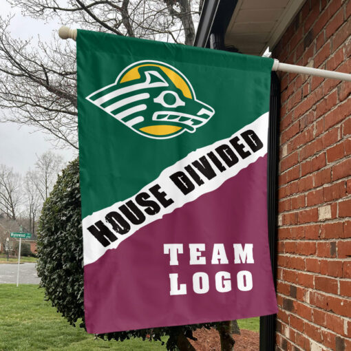 Seawolves vs Custom Team House Divided Flag, Custom Rivalry Flag
