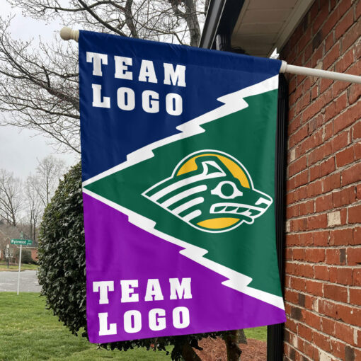 Seawolves vs Custom Team House Divided Flag, Custom Spirit Flag