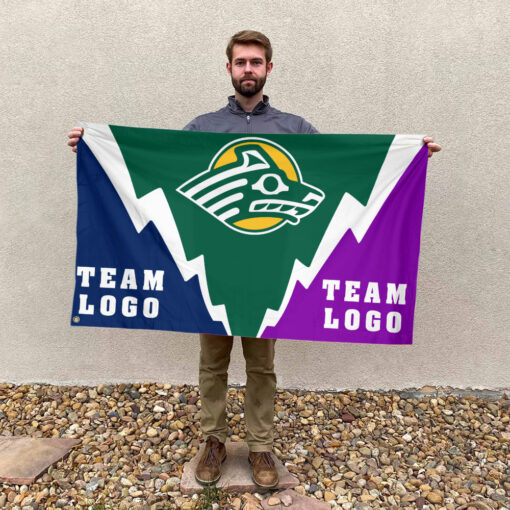 Seawolves vs Custom Team House Divided Flag, Custom Spirit Flag