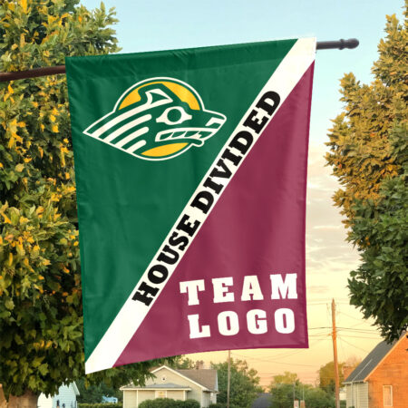 Seawolves vs Custom Team House Divided Flag, Custom Split Flag