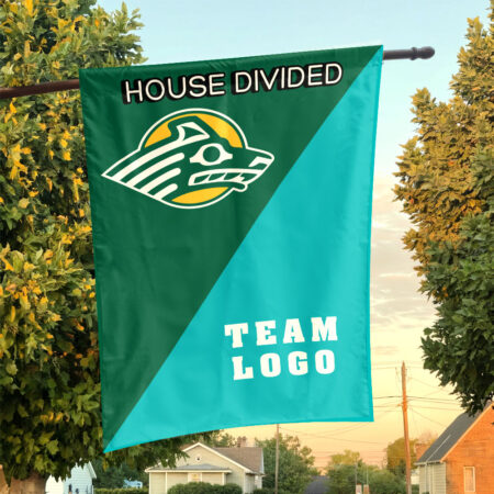 Seawolves vs Custom Team House Divided Flag, Custom Team Flag