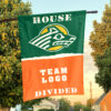 Seawolves vs Custom Team House Divided Flag, NCAA College Flag
