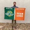 Seawolves vs Custom Team House Divided Flag, NCAA College Flag