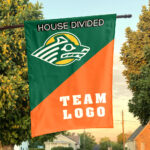 Seawolves vs Custom Team House Divided Flag, NCAA Custom Flag