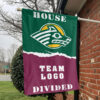 Seawolves vs Custom Team House Divided Flag, NCAA House Flag 1 Seawolves vs Custom Team House Divided Flag, NCAA House Flag