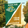 Seawolves vs Custom Team House Divided Flag, NCAA Rivalry Flag