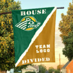 Seawolves vs Custom Team House Divided Flag, NCAA Rivalry Flag
