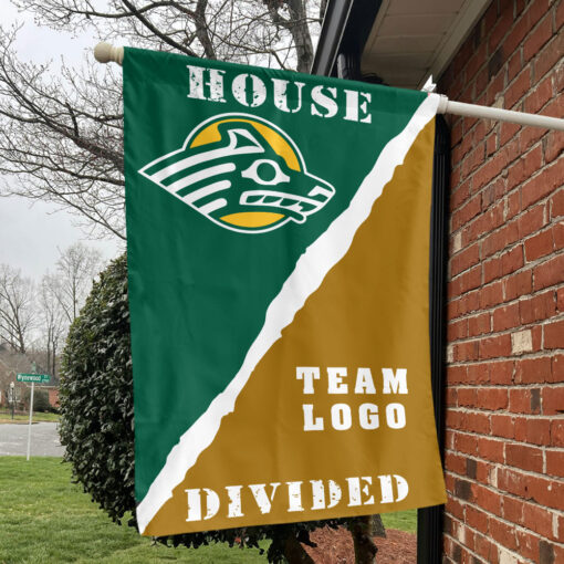 Seawolves vs Custom Team House Divided Flag, NCAA Rivalry Flag