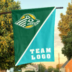 Seawolves vs Custom Team House Divided Flag, NCAA Split Flag