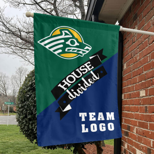 Seawolves vs Custom Team House Divided Flag, NCAA Team Flag