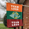 Seawolves vs Custom Team House Divided Flag, NCAA Two Team Flag