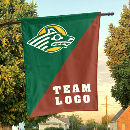 Seawolves vs Custom Team House Divided Flag, Personalized College Flag