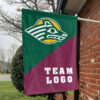 Seawolves vs Custom Team House Divided Flag, Personalized Team Flag