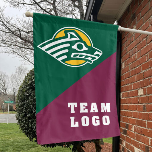 Seawolves vs Custom Team House Divided Flag, Personalized Team Flag