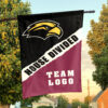 Southern Mississippi Golden Eagles vs Custom Team House Divided Flag, Custom Rivalry Flag