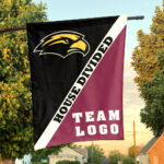 Southern Mississippi Golden Eagles vs Custom Team House Divided Flag, Custom Split Flag