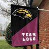 Southern Mississippi Golden Eagles vs Custom Team House Divided Flag, Custom Team Flag