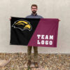 Southern Mississippi Golden Eagles vs Custom Team House Divided Flag, Custom Team Flag