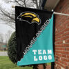 Southern Mississippi Golden Eagles vs Custom Team House Divided Flag, NCAA Custom Flag