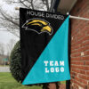 Southern Mississippi Golden Eagles vs Custom Team House Divided Flag, NCAA Team Flag