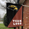 Southern Mississippi Golden Eagles vs Custom Team House Divided Flag, Personalized College Flag
