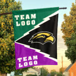 Southern Mississippi Golden Eagles vs Custom Team House Divided Flag, Personalized House Flag
