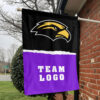 Southern Mississippi Golden Eagles vs Custom Team House Divided Flag, Personalized NCAA Flag