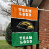 Southern Mississippi Golden Eagles vs Custom Team House Divided Flag, Personalized Spirit Flag