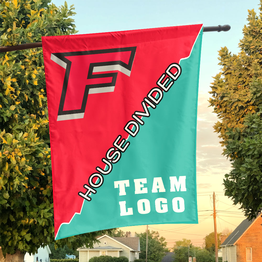 Stags vs Custom Team House Divided Flag, College Custom Flag Stags vs Custom Team House Divided Flag, College Custom Flag