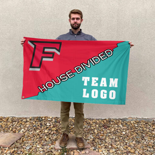 Stags vs Custom Team House Divided Flag, College Custom Flag Stags vs Custom Team House Divided Flag, College Custom Flag