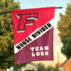 Stags vs Custom Team House Divided Flag, Custom Rivalry Flag