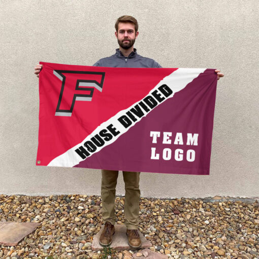Stags vs Custom Team House Divided Flag, Custom Rivalry Flag Stags vs Custom Team House Divided Flag, Custom Rivalry Flag