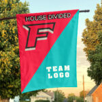 Stags vs Custom Team House Divided Flag, Custom Team Flag
