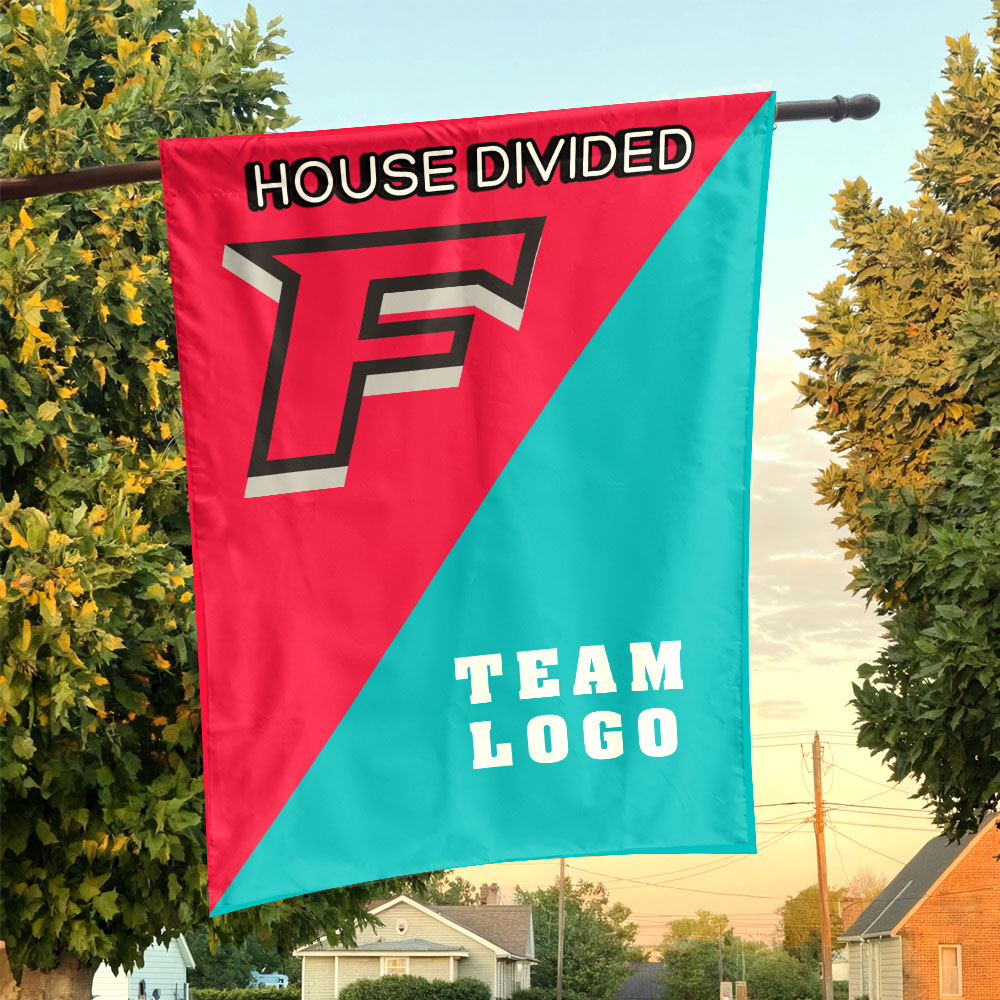 Stags vs Custom Team House Divided Flag, Custom Team Flag Stags vs Custom Team House Divided Flag, Custom Team Flag