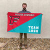 Stags vs Custom Team House Divided Flag, Custom Team Flag 2 Stags vs Custom Team House Divided Flag, Custom Team Flag