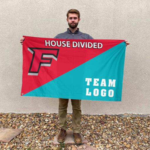 Stags vs Custom Team House Divided Flag, Custom Team Flag Stags vs Custom Team House Divided Flag, Custom Team Flag